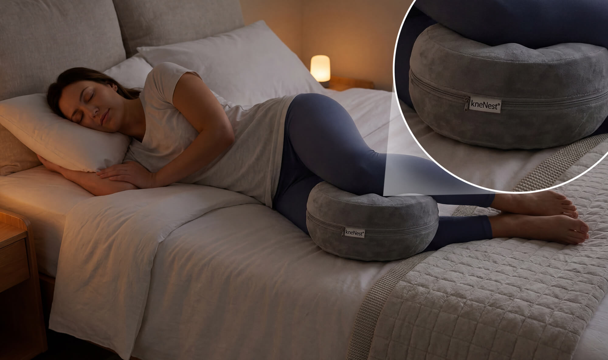 Side Sleepers: This Simple Pillow Alleviates The Massive Pressure On Your Spine (All Natural Back, Hip & Knee Pain Relief)